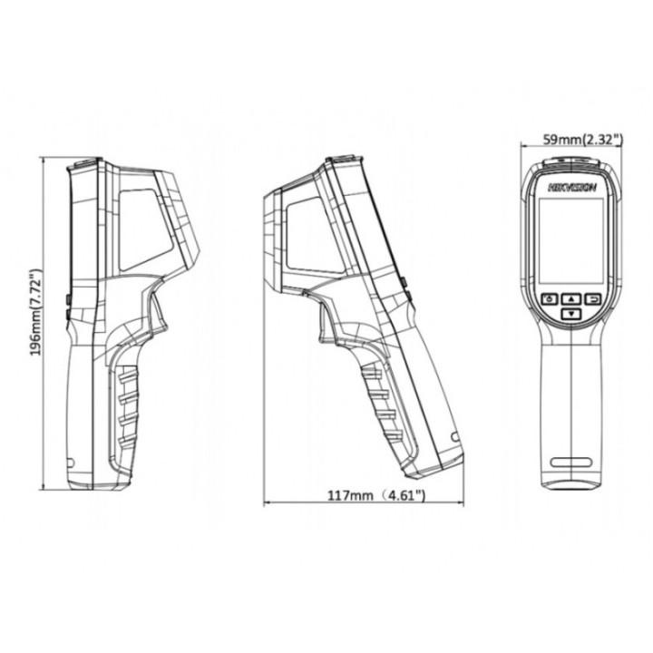 Ręczna kamera termowizyjna termowizor HIKVISION DS-2TP31-3AUF
