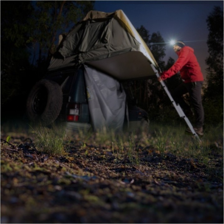 Latarka diodowa Fenix HM60R - czołówka czarna